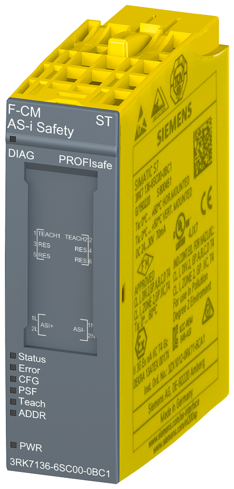 3RK7136-6SC00-0BC1 Módulo comunicac.F-CM AS-Interface Safety ST p/ASI