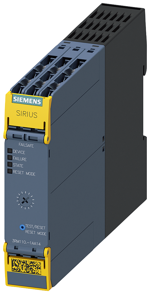 3RM1101-1AA14 Arrancador directo Failsafe, 0,1-0,5 A, 110-230 V AC, bornes de tornillo