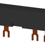 3RV1915-3AB Barras trif., distancia entre unidades 63 mm para 2 interruptores, dientes en ho