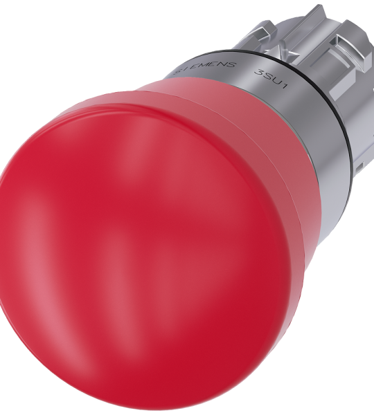 3SU1050-1HA20-0AA0 Pulsador seta ROJO 40mm metal desencl.por tracción