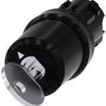3SU1000-5HF01-0AA0 Interruptor de llave Siemens, 22 mm, redondo, plástico, extracción de llave en O