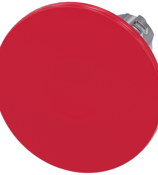 3SU1050-1CD20-0AA0 Pulsador de seta, 22 mm, redondo, metal, brillante, rojo, 60 mm