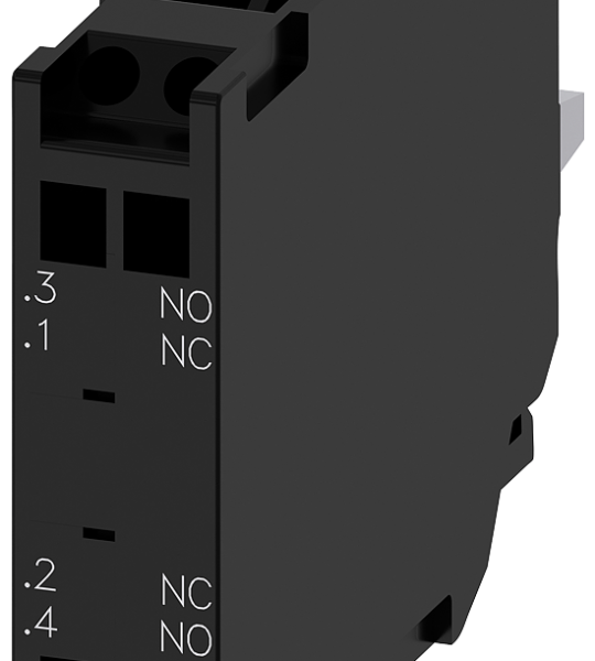 3SU1400-1AA10-3QA0 Módulo de contactos con 2 contactos, 1 NA + 1 NC, contactos dorados, bornes de r