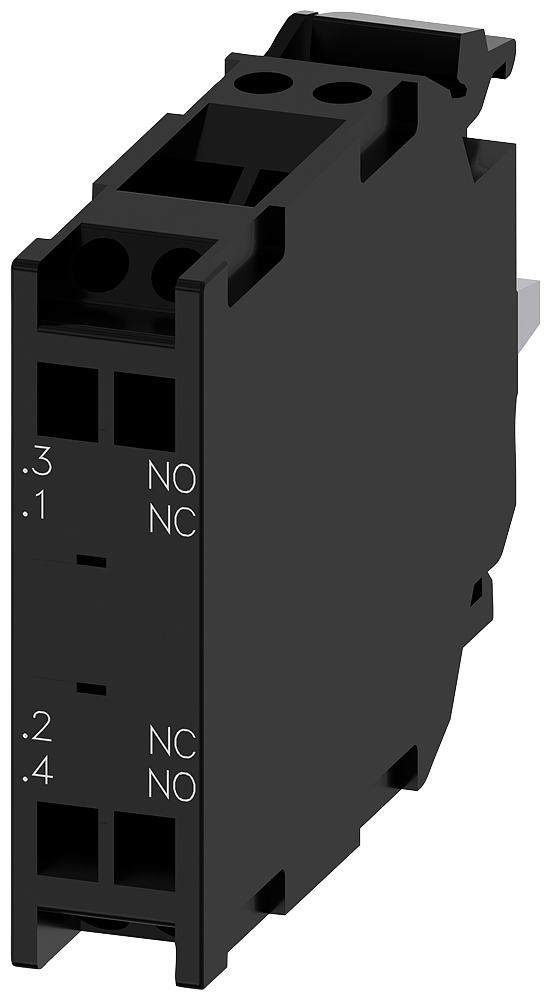 3SU1400-1AA10-3FA0 Módulo de contactos con 2 contactos, 1 NA + 1 NC