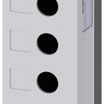3SU1854-0AA00-0AB1 Caja METAL vacía 4 elementos GRIS