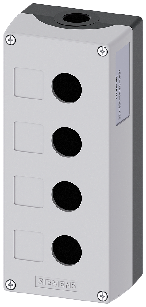 3SU1854-0AA00-0AB1 Caja METAL vacía 4 elementos GRIS