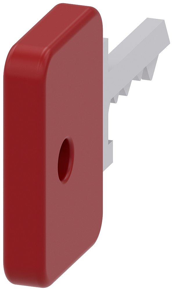 3SU1950-0FK20-0AA0 Llave O.M.R. nº 73037 rojo p/interruptor 3SU