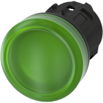 3SU1001-6AA40-0AA0 Piloto VERDE pvc redondo 22mm