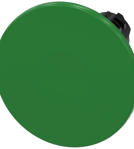 3SU1000-1CD40-0AA0 Pulsador de seta, 22 mm, redondo, plástico, verde, 60 mm
