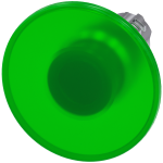 3SU1051-1CD40-0AA0 Pulsador de seta, iluminado, 22 mm, redondo, metal, brillante, verde, 60 mm