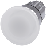 3SU1051-1BD60-0AA0 Pulsador luminoso seta ø40 BLANCO momentáneo metal