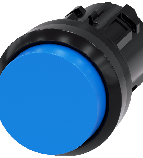 3SU1000-0BB50-0AA0 Pulsador, 22 mm, redondo, plástico, azul, botón