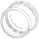 3SU1900-0DC70-0AA0 Caperuza de protección de silicona para botón, saliente, transparente