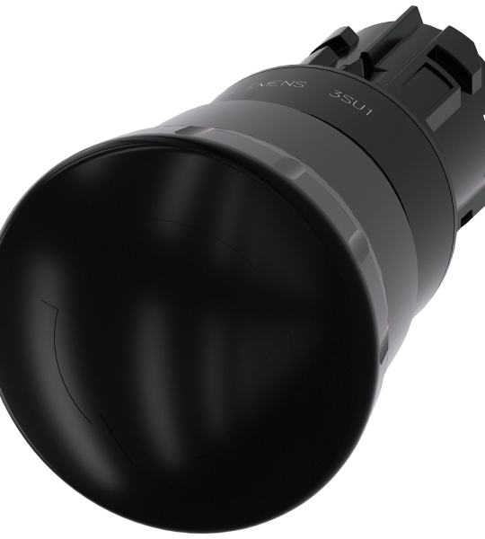 3SU1000-1HB10-0AA0 Pulsador seta ø40 NEGRO p/giro