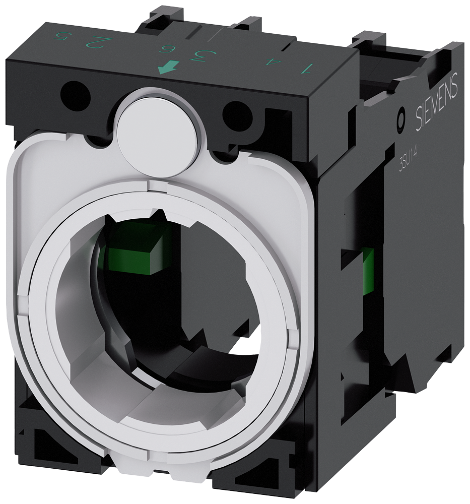 3SU1500-1AA10-1NA0 Soporte para 3 módulos, 1 NA