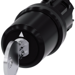 3SU1000-5RL11-0AA0 Interruptor de llave BKS, 22 mm, redondo, plástico, extracción de llave en I+O+I