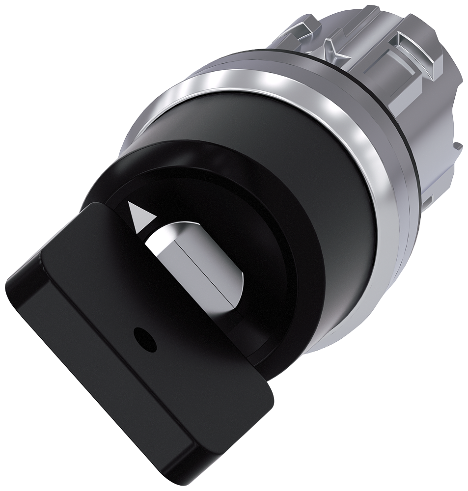 3SU1050-5KC01-0AA0 Interruptor de llave Siemens, 22 mm, redondo, metal, brillante, extracción de ll