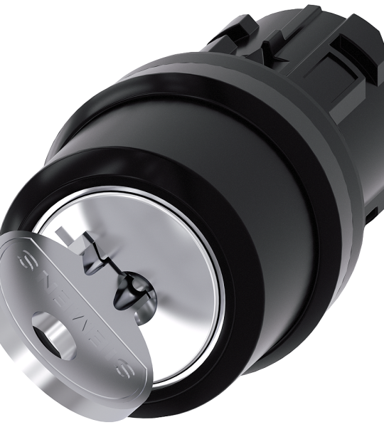 3SU1000-4BC01-0AA0 Selector retorno llave RONIS SB30 0-1 NEGRO pvc