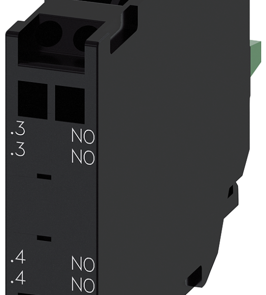 3SU1400-1AA10-3NA0 Módulo de contactos con 2 contactos, 2 NA, contactos dorados, bornes de resorte