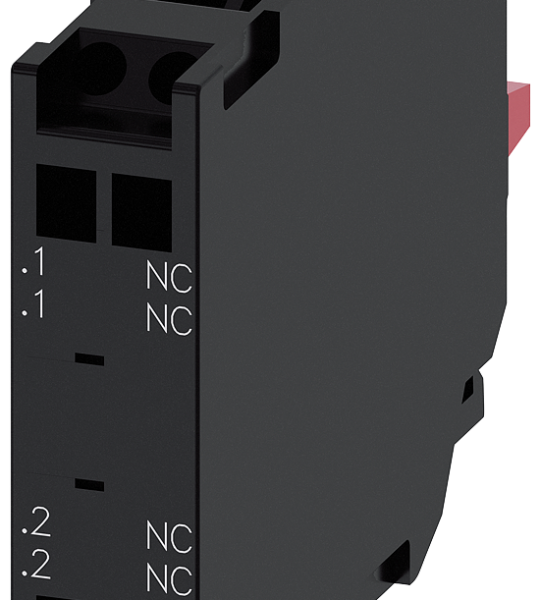 3SU1400-1AA10-3PA0 Módulo de contactos con 2 contactos, 2 NC, contactos dorados, bornes de resorte