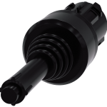 3SU1000-7BA10-0AA0 Manipulador, 22 mm, redondo, plástico, negro, sostenido horizontalmente