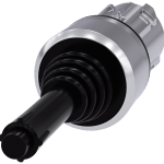 3SU1050-7BF88-0AA0 Manipulador, 22 mm, redondo, metal, brillante, negro, 4 posiciones