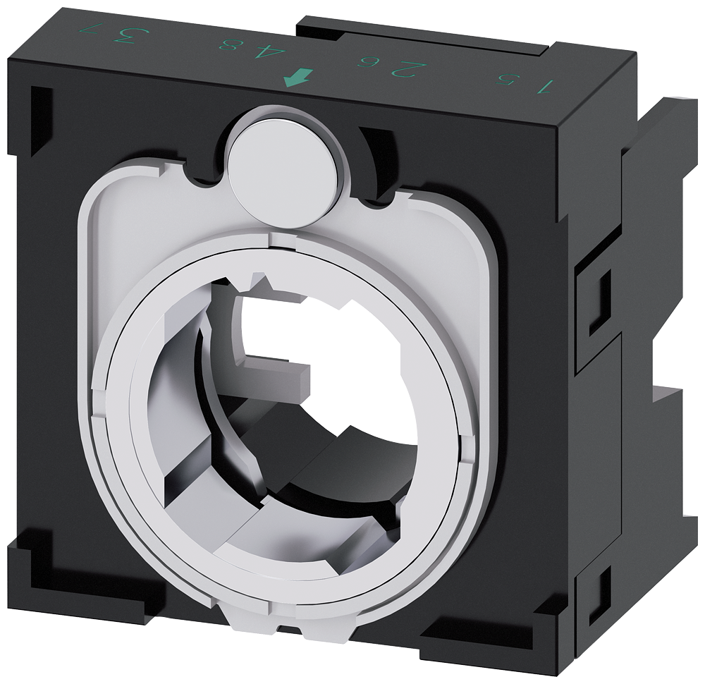 3SU1500-0BA10-0AA0 Soporte para 4 módulos, plástico