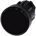 3SU1000-0AB10-0AA0 Pulsador rasante NEGRO pvc redondo 22mm