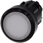 3SU1001-0AB60-0AA0 Pulsador rasante luminoso BLANCO pvc redondo 22mm