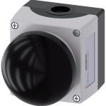 3SU1801-2GA00-2AA1 Caja pvc gris 1 pulsador de puño negro+1NA