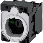3SU1501-1AG60-1NA0 Soporte para 3 módulos, 1 NA, 1 NA, módulo LED, blanco, 6-24 V AC/DC