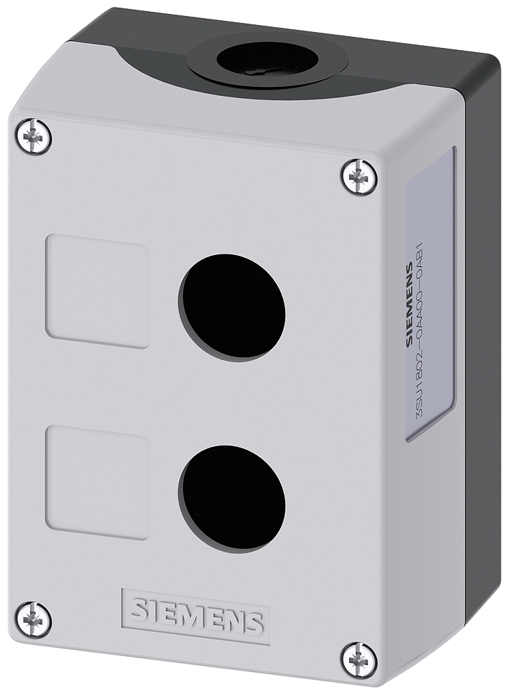 3SU1802-0AA00-0AB1 Caja PVC vacía 2 elementos GRIS