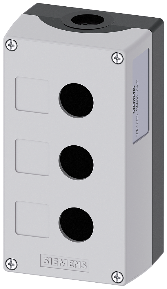 3SU1803-0AA00-0AB1 Caja PVC vacía 3 elementos GRIS
