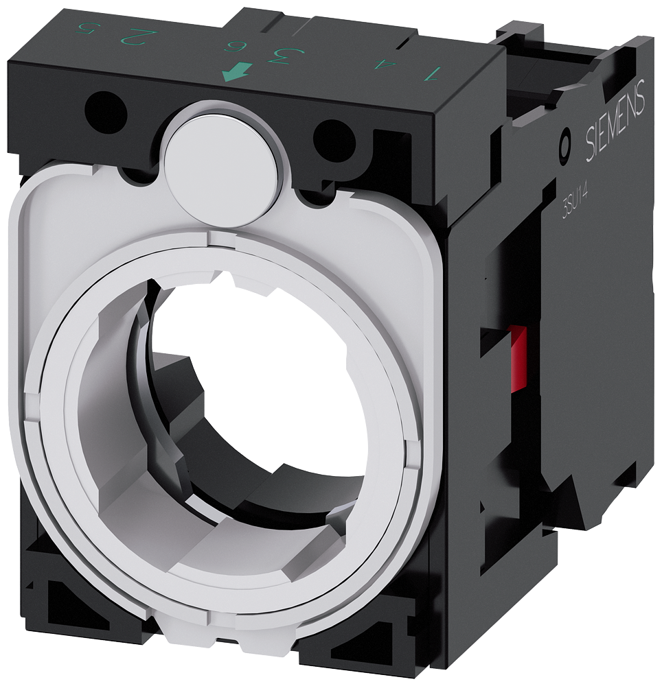 3SU1500-1AA10-1CA0 Soporte c/1NC para 3 mód.pvc