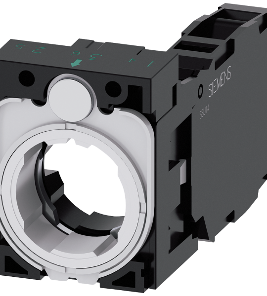 3SU1500-1AA10-1FA0 Soporte para 3 módulos, 1 NA + 1 NC