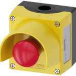 3SU1851-0ND00-2AC2 Caja METAL c/seta+visera+1NA+2NC AMARILLA