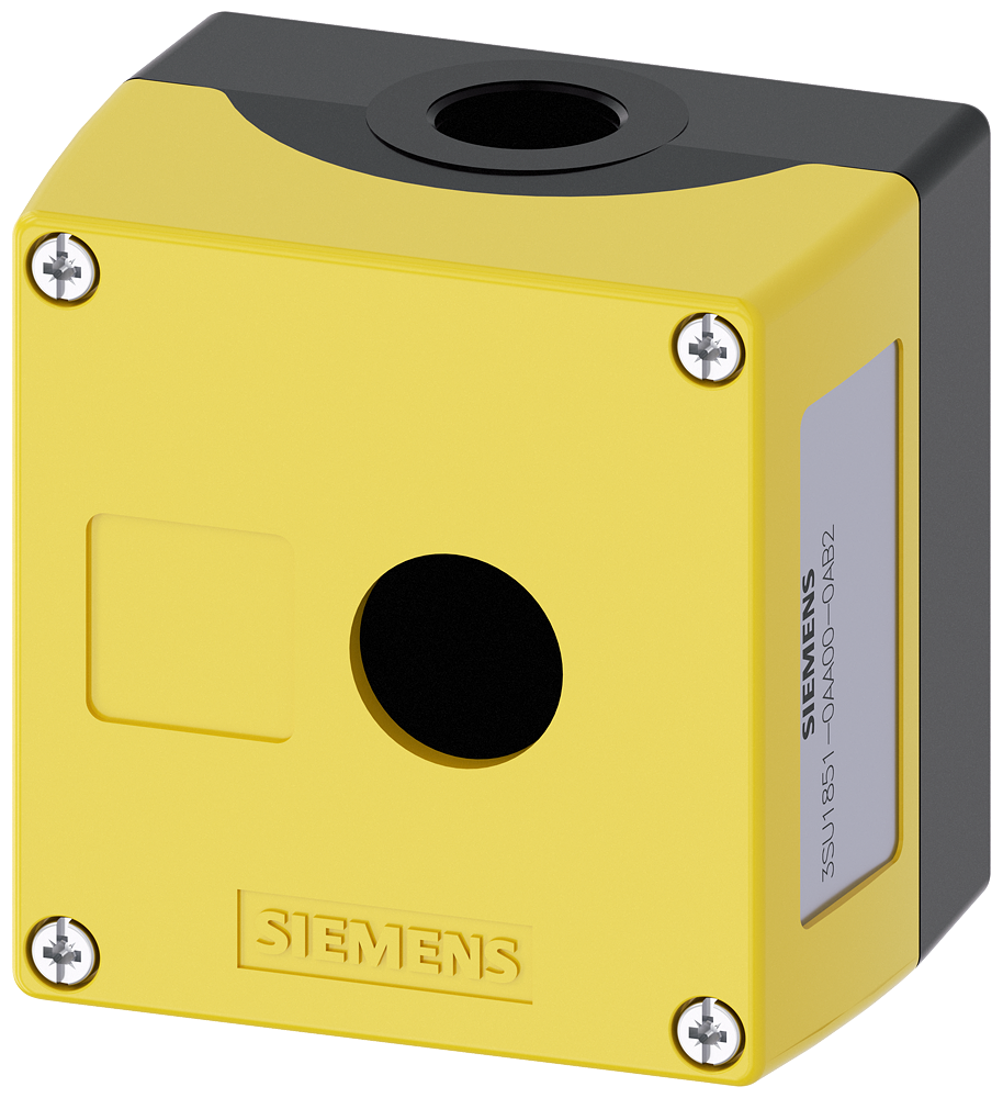 3SU1851-0AA00-0AB2 Caja METAL vacía 1 elemento AMARILLA