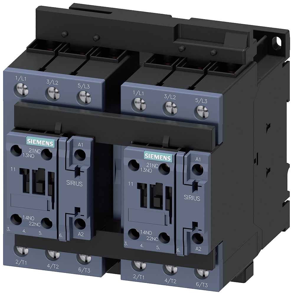 3RA2337-8XB30-1AG2 Combinación inversora, AC-3, 30 kW/400 V, 110 V AC, 2 NA integr.