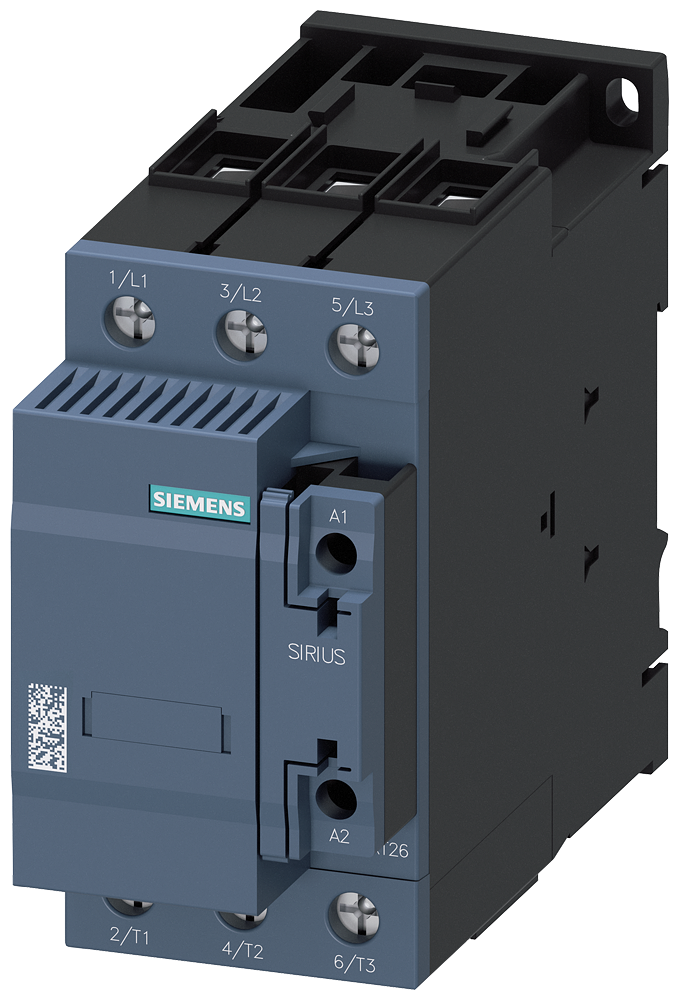 3RT2636-1NP35 Contactor, AC-6b, 50 kVAr/400 V, 2 NC, mando por AC/DC, 175-280 V AC/DC