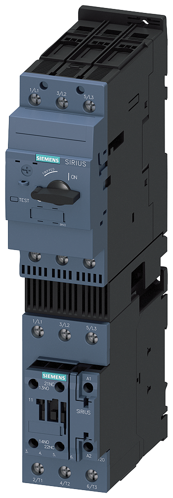 3RA2150-4JA37-0AP0 Derivación a motor, arrancador directo, S2, 54-65 A, 230 V AC/50 Hz, 150 kA