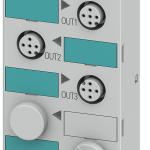 3RK2100-1EQ20-0AA3 Módulo compacto AS-i K45, esclavo A/B, digital, 3S, IP67, 3 × 1 salidas., 1 A