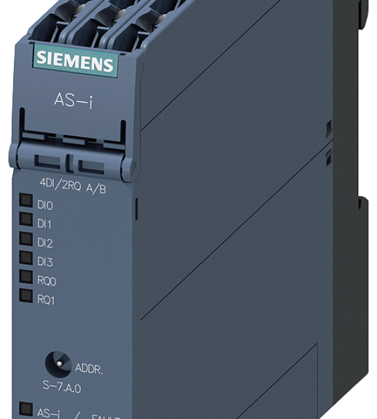 3RK2402-2ME00-2AA2 Módulo AS-i SlimLine Compact, esclavo A/B, 4DI/2RQ, IP20, 4 entradas, sensor 3 c