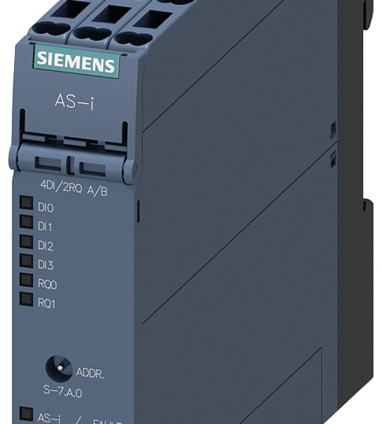 3RK2402-2MG00-2AA2 Módulo AS-i SlimLine Compact, esclavo A/B, 4DI/2RQ, IP20, 4 entradas, sensor 3 c