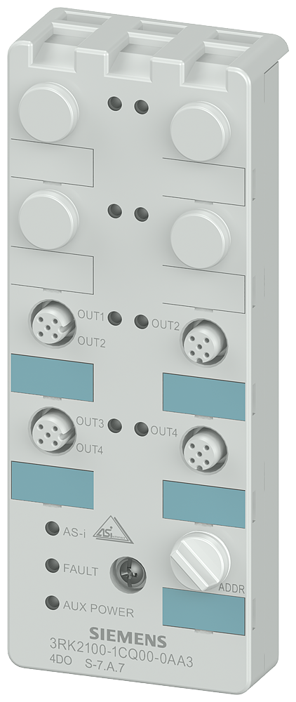 3RK2100-1CQ00-0AA3 Módulo compacto AS-Interface K60, IP67, esclavo A/B