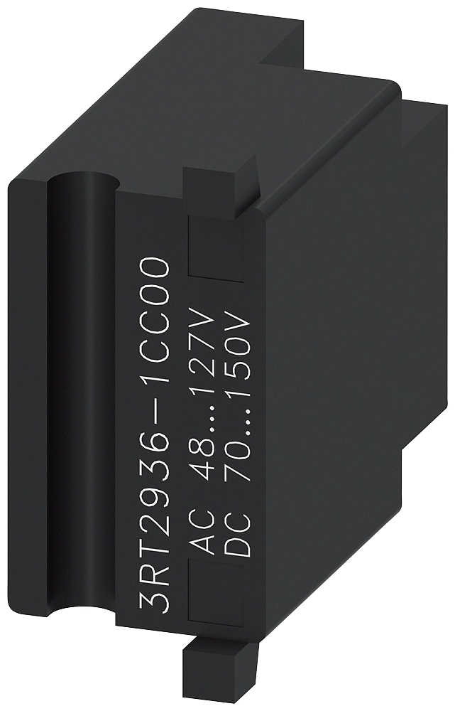 3RT2936-1CC00 Limitador de sobretensión, elemento RC, 48-127 V AC, 70-150 V DC