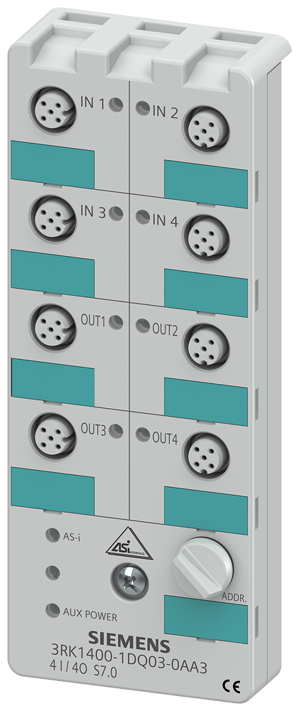 3RK1400-1DQ03-0AA3 Módulo SIRIUS NET 4E/4S 2EA