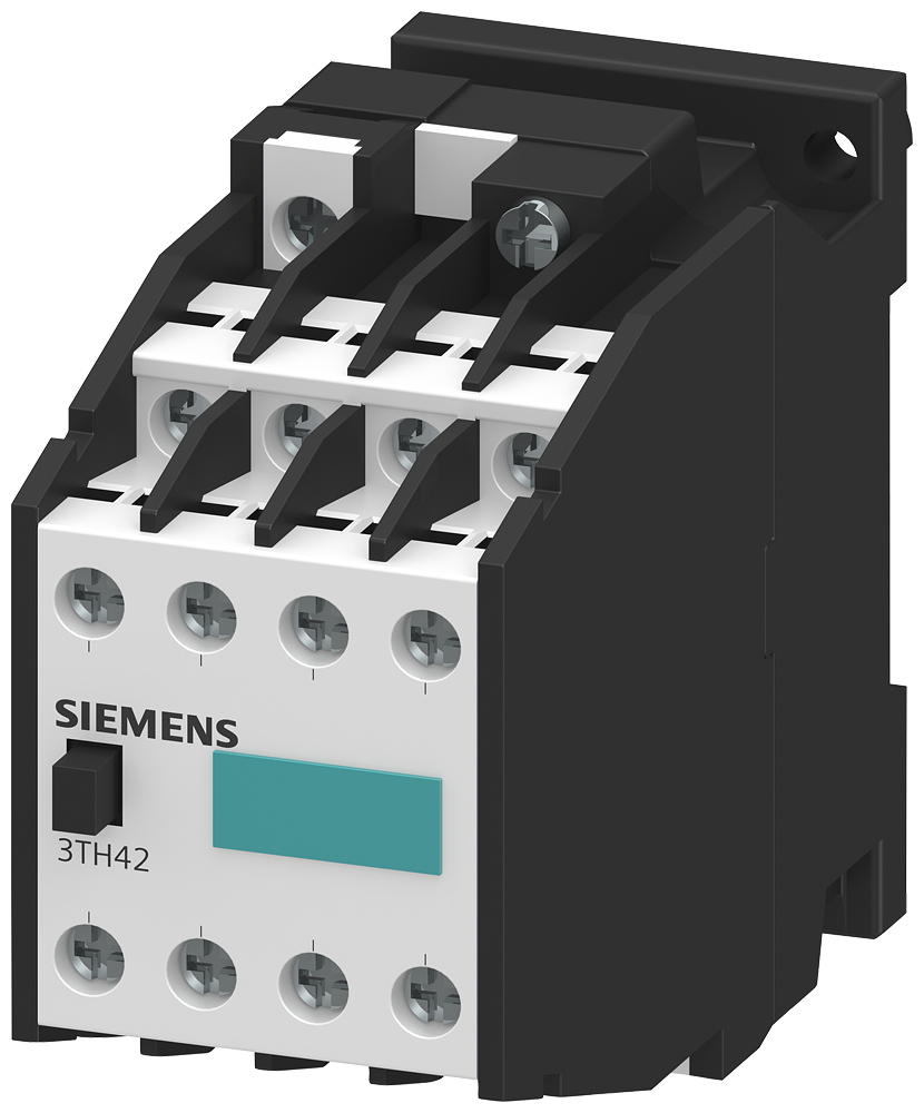 3TH4244-0AP6 Contactor auxiliar 44E (4 NA + 4 NC), mando AC, 240 V AC, 60 Hz/220 V AC