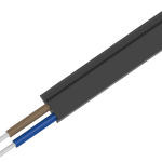 3RX9024-0AA00 Cable AS-i, perfilado, para tensión auxiliar ext. 24 V, negro, TPE, 2 × 1,5 mm2,