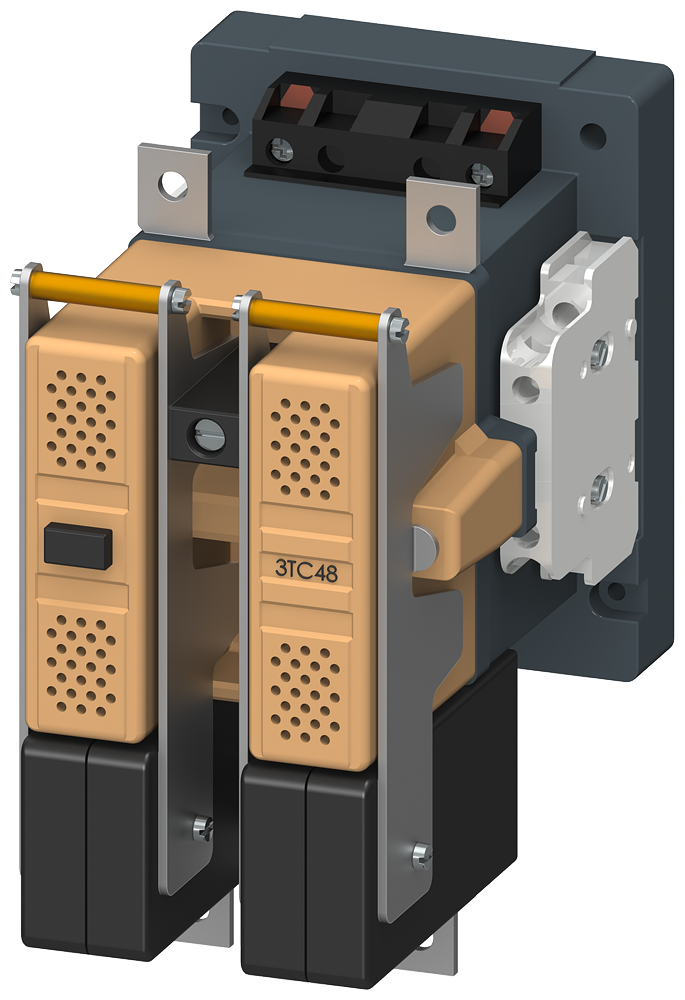 3TC4817-0BF0 Contactor tam. 4, 2 polos DC-3 y 5, 75 A, blq. contactos aux. 22 (2 NA + 2 NC), 