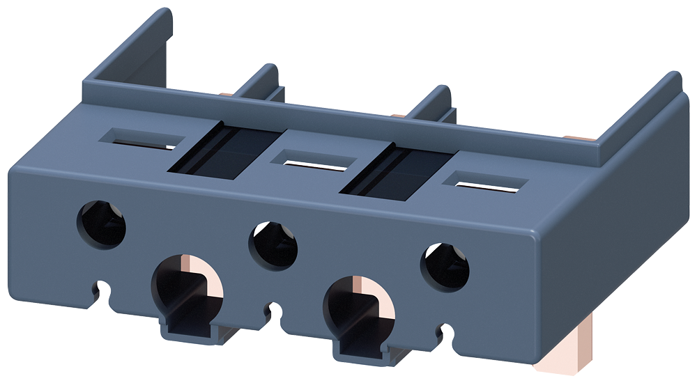 3RT2946-4F Borne auxiliar, 3 polos, para 3RT204.